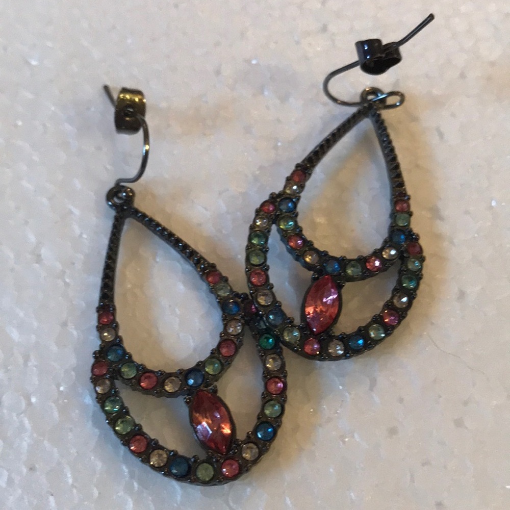 Rhinestone earring